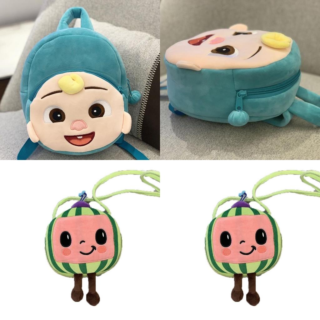 Cute Cocomelon Plush Toddler Backpack For Kids Of All Ages Perfect School Bag!