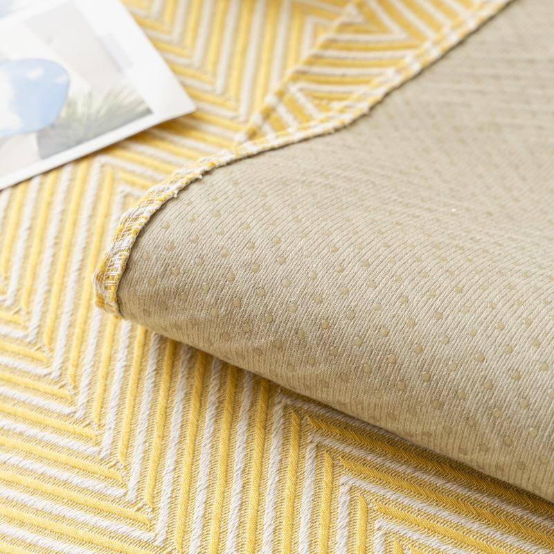 Herringbone Sofa Cushion, Non-Sticky Hair, Nordic Wind Green Sofa Cushion, Universal Chenille Sofa Cover For All Seasons