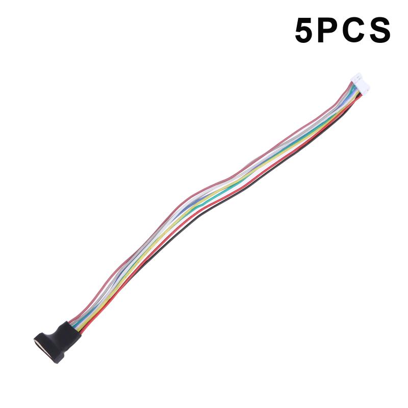 5Pcs GH1.25 Wt Latch 20cm Female Male Extension 26AWG Silicon Cable JST GHR-15V-S SSHL-002T-P0.2 Crimp 2-8P High Temp Resis Wire