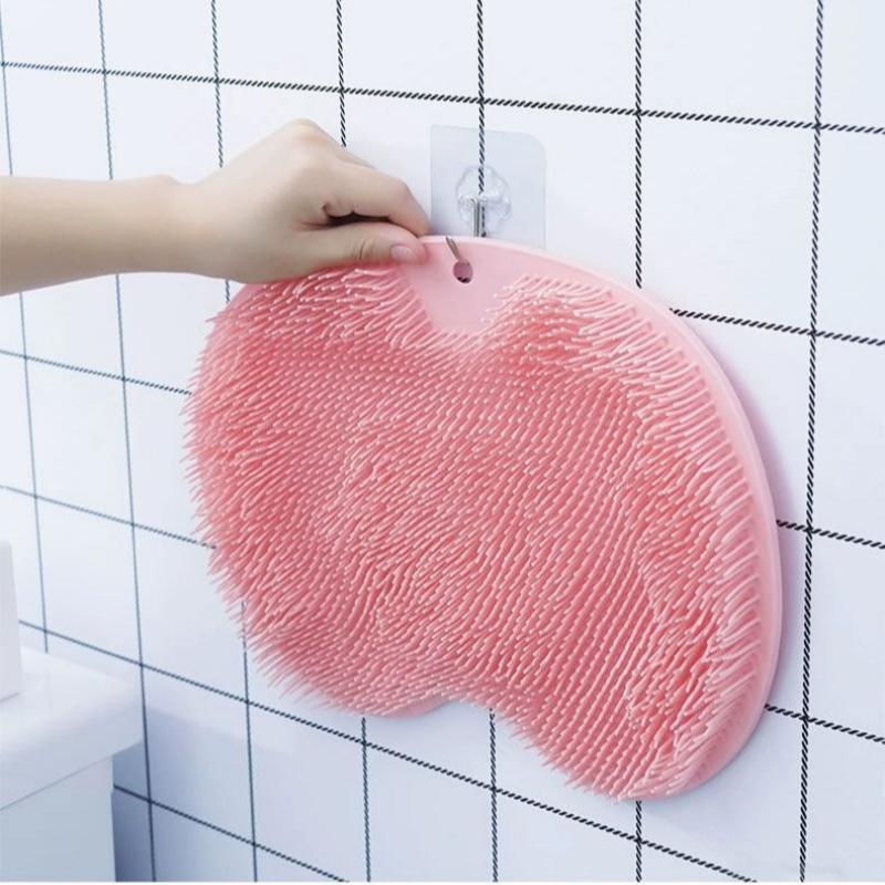 Bath Foot Massage Mat, Bath Back Massager, Foot Massage Brush, Wall-mounted Bath Back Massager