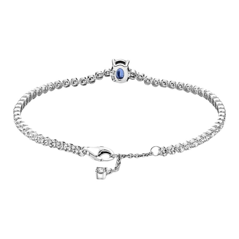 Pandora Sparkling Pavé Tennis 925 Silver Bracelet Women's 590039C01
