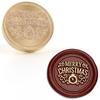 Christmas Collection Wax Seal Stamp, Brass Sealing Wax Stamp for Wedding Invitations, Christmas Cards, Envelopes & Party Decora