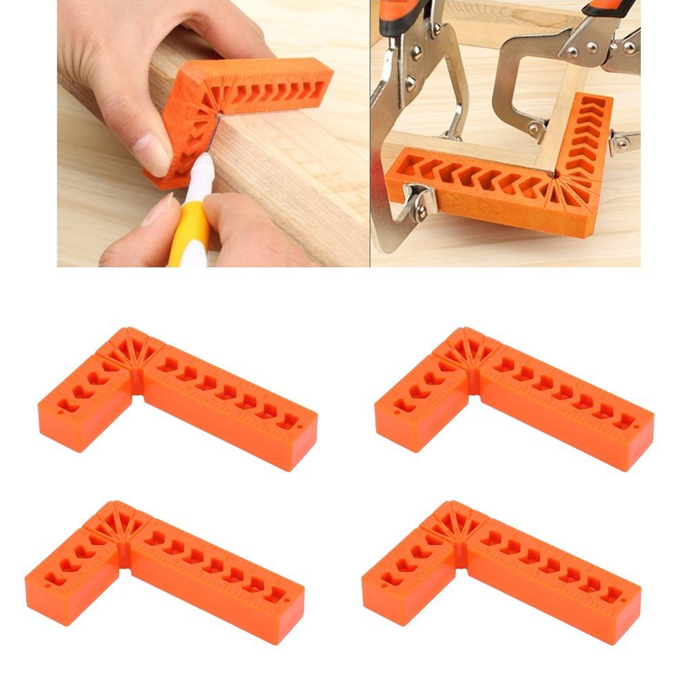 10pcs 3in Size 90° Right Angle Ruler Engineering Plastics Carpentry Tools  DIY Hobbyists