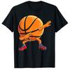 Dabbing Basketball Ball Funny Men Women Sports Player Dab T-Shirt Basketball-Lover Graphic Tee Y2k Tops Cute Streetwear Clothes