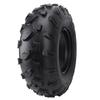 8in Rubber Vacuum Tire 17X7.00 8 17 7 8 Aluminum Alloy Rim Non Slip Textured Wheel Replacement for ATV Quad Off Road Go