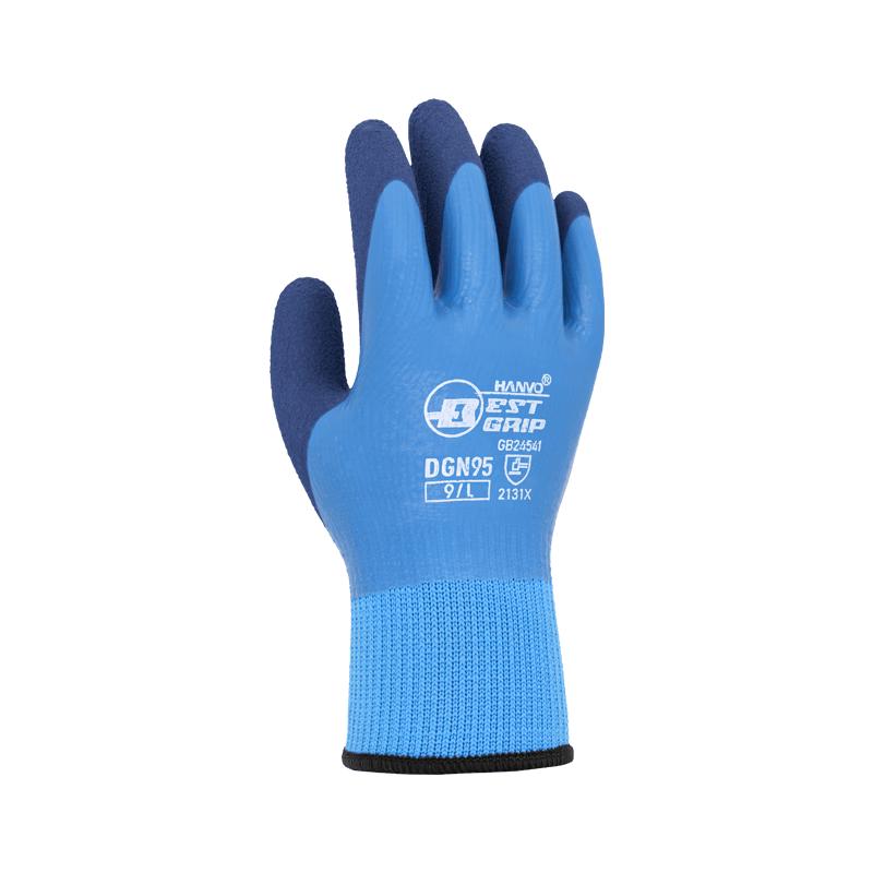 HengHui Dipped Rubber Work Gloves One Size