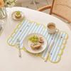 Irregular Wavy Edge Kitchen Countertop Pad Dopamine Water Absorbent Table Mat