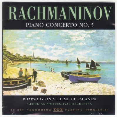 CD SERGEI VASILYEVICH RACHMANINOFF - Rachmaninoff - Concerto para Piano nº 3;  PLD1220 Prism Leisure C 1997 Japão Soul/Funk Usado