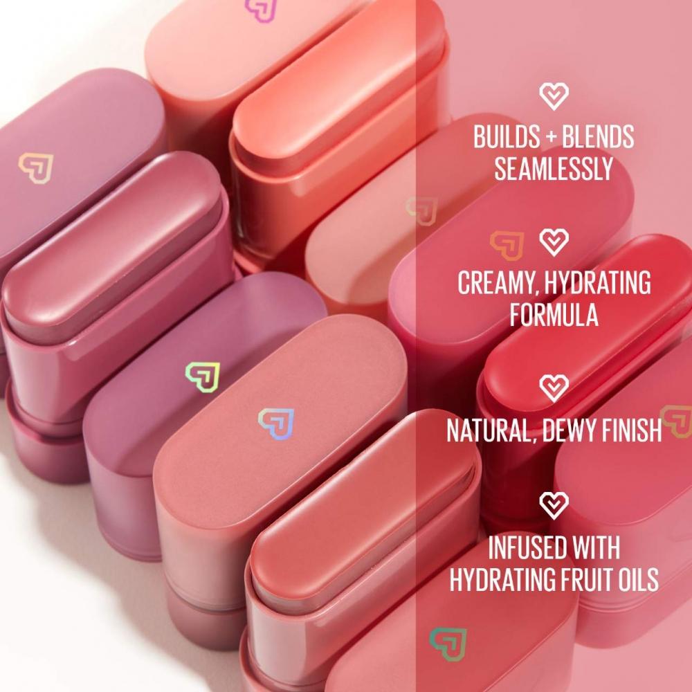 Kaja Dewy Bar Rouge   Lippenbalsam 0,35 Unzen   Füllgrößensequenz 1 Pfirsichkuchen Weiches Korallenpfirsich