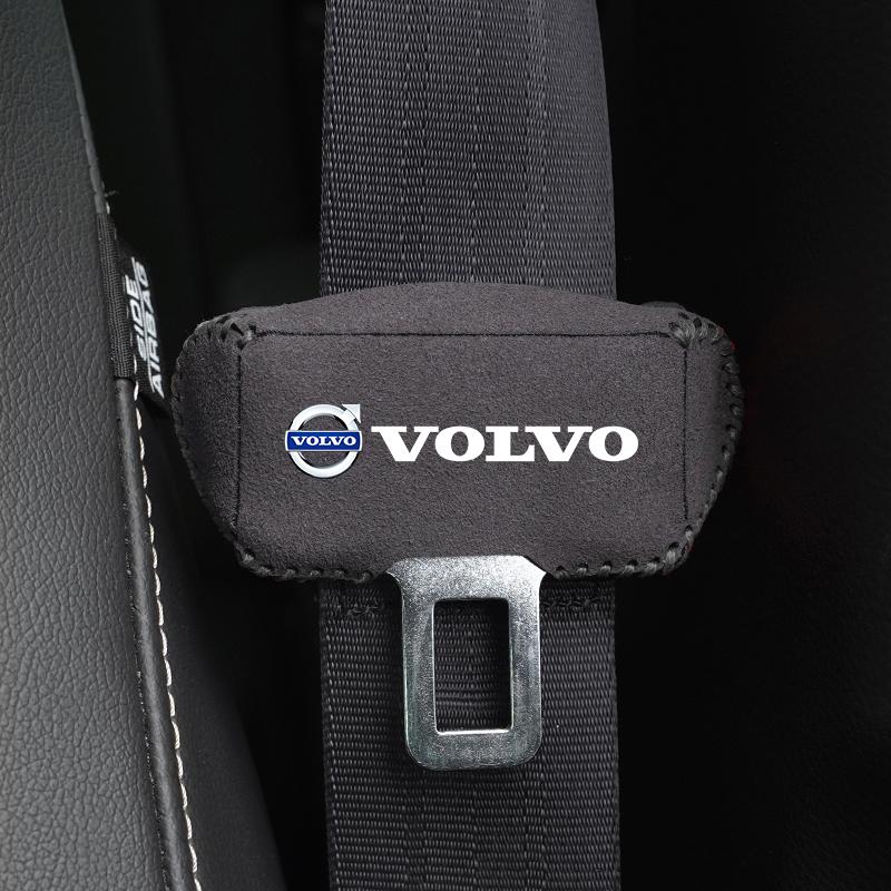Car Seatbelt Buckle Cover Seat Belt Anti Scratch Protector Case For Volvo ES90 EC40 EX40 EM90 XC90 V90 V60 XC60 V40 S80 S60 S90