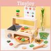 Дерев'яний ігровий набір «Дитяча піца-піч» для уявного приготування їжі та взаємодії батьків і дітей