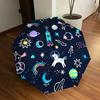 1pc Space Unicorns Adventure Umbrella with Plastic Handle,Suitable for All Seasons Home Travel Outdoor UmbrellaDD1627