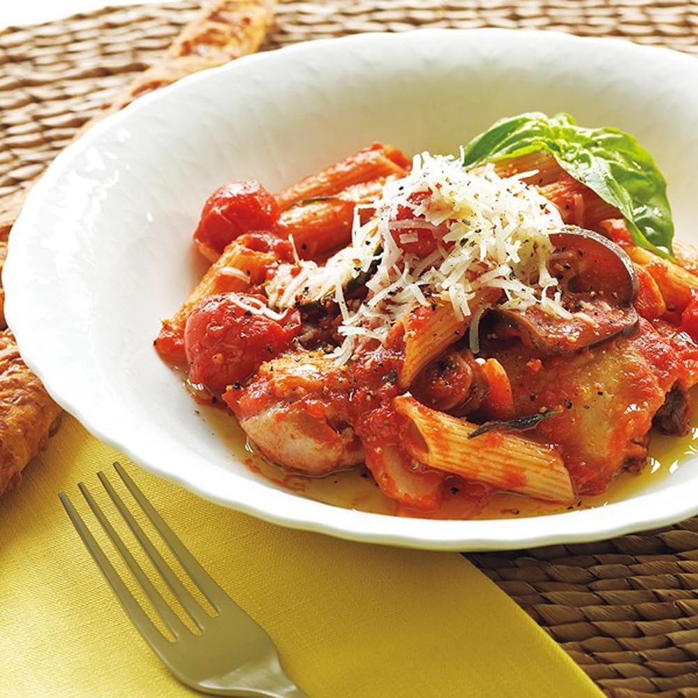 NARUMI Curry Plate Pasta Plate Silky Diameter Cute Wedding Set of Oval Microwave Dishwasher Gift Box Wrapped Set, White, 23cm, White, Relief, Gift,