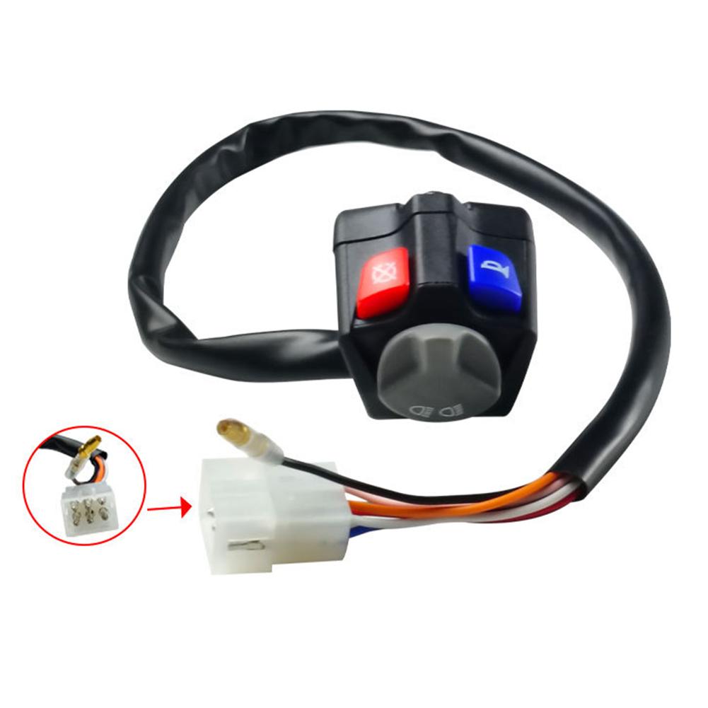 High Low Gear Control Switch Motorcycle Switch Headlight Switch Direct Replacement Feature Engine Shutdown Control