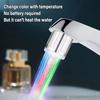 1PC Creative Faucet Extender LED Temperature Sensor 3-Color Light-up Faucet Kitchen Bathroom Glow Water Faucet Tap Nozzle Shower
