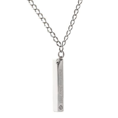 Collana Magnetica in Titanio Puro Tipo Anello Puro Barra Oz Dispositivo Medico Designato Allevia la Rigidità delle Spalle Catena Elegante Recupero della Fatica [Anello Puro]