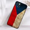 Czech Republic Czech Flag Shockproof Case For iPhone 18 17 Pro Max 11 14 15 16 Plus 12 13 Mini 16e 17 Air Phone Cover