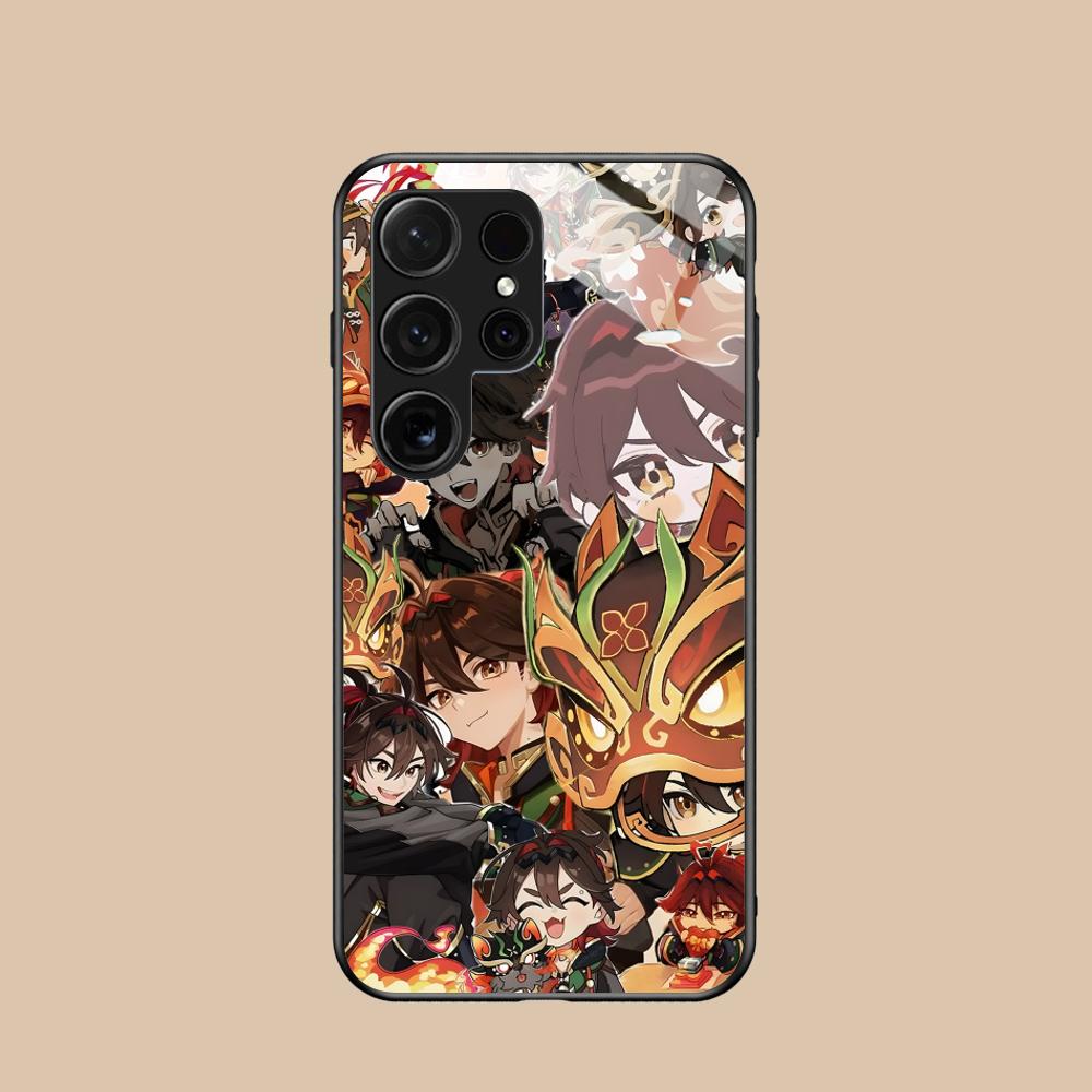 Game GI Gaming Mobile Phone Case for Samsung Galaxy S26 S25 S24 S23 S22 S21 S20 Note20 Plus FE Ultra Glass Colorful Cover Cover