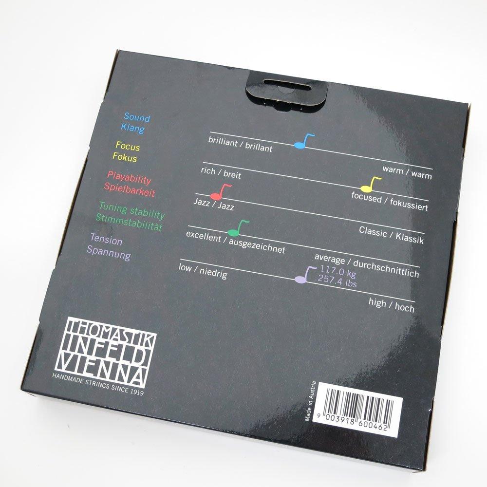 THOMASTIK SPIROCORE double bass string set size light tension 4/4 (weich)