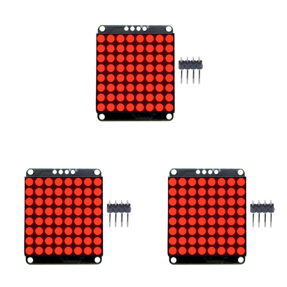 

LF# 8x8 HT16K33 Светодиодный матричный DIY Kit 5V MCU Модуль управления светодиодным дисплеем (красный)