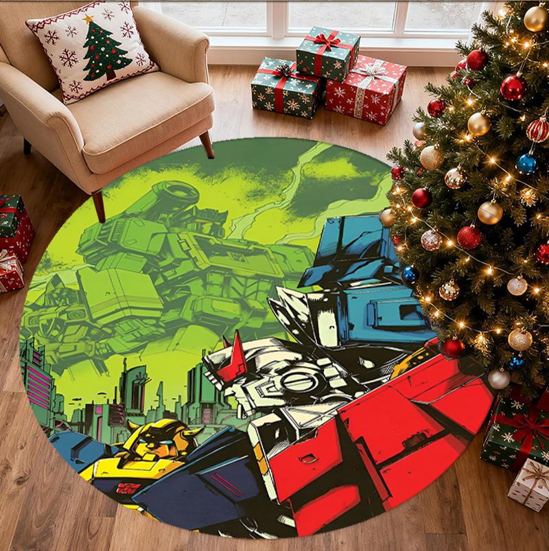 American science Pattern Round Rug, Indoor/Outdoor Mat, for Picnic, Gameroom, Bedroom, Office, Living Room, Home Decor Carpet, Birthday Gift