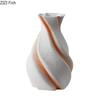 Wave Striped Ceramic Vase Creative Plant Pot Table Decoration Ornaments Flower Arrangement Floral Vases Room Aesthetic Decor