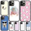 Dentist Tooth Pattern Phone Case For Apple iPhone 17 Air Pro Max Plus Coque For iPhone 17 Air 14 15 16 13 12 Max Cover