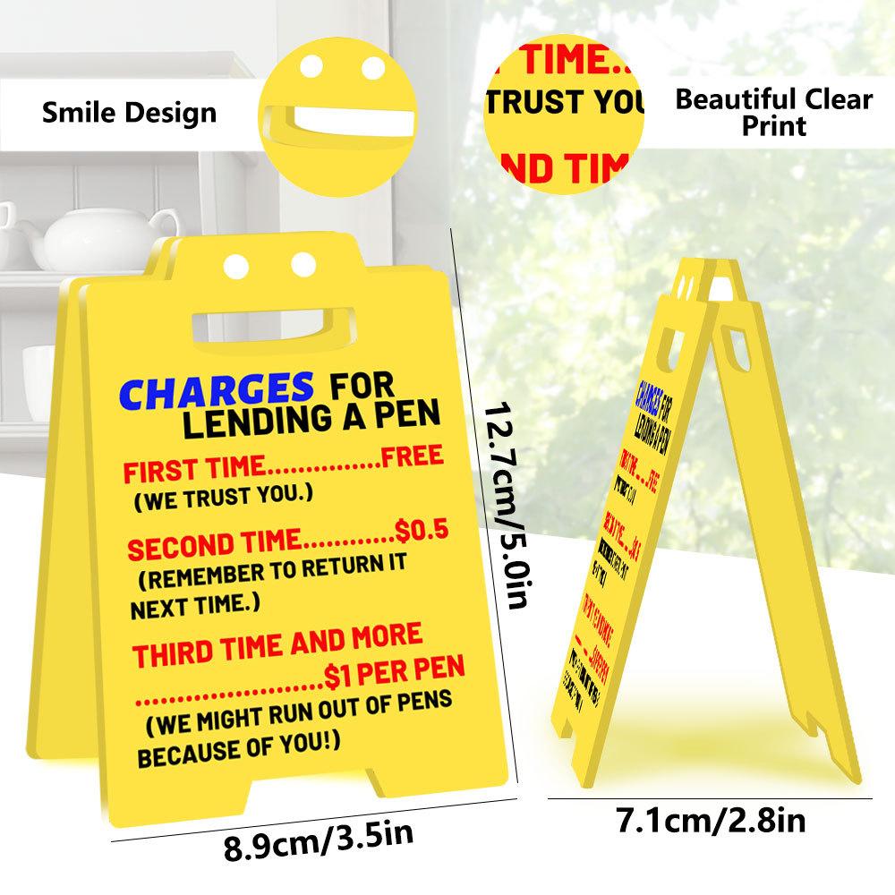 3D Office Prank Ornament - Acrylic Desktop Stand for Colleague Practical Jokes Humorous Workplace Gifts and Funny Desk Decor