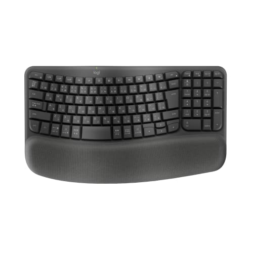 

Logitech WAVE KEYS K820 Anti-Fatigue Ергономічна клавіатура Bluetooth Logi Bolt Японська розкладка Бездротова клавіатура Бездротова бездротова цифрова клавіатура Palm Re