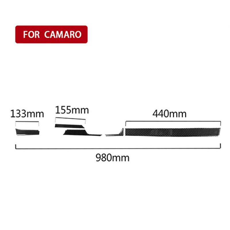 Car Interior Center Console Dash Cover Stickers Trim Car Styling For Chevrolet Camaro  2017- Auto