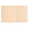 Absorbent Bathroom Rug Soft Bath Mat with Anti-Slip Bottom Plush Wavy Texture Rug