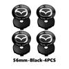 4pcs Car Wheel Hub Center Cover Tire Rim Cap Decoration Sticker For Mazda 3 CX3 CX4 CX5 CX7 CX8 CX9 CX30 RX7 Atenza Axela FF8