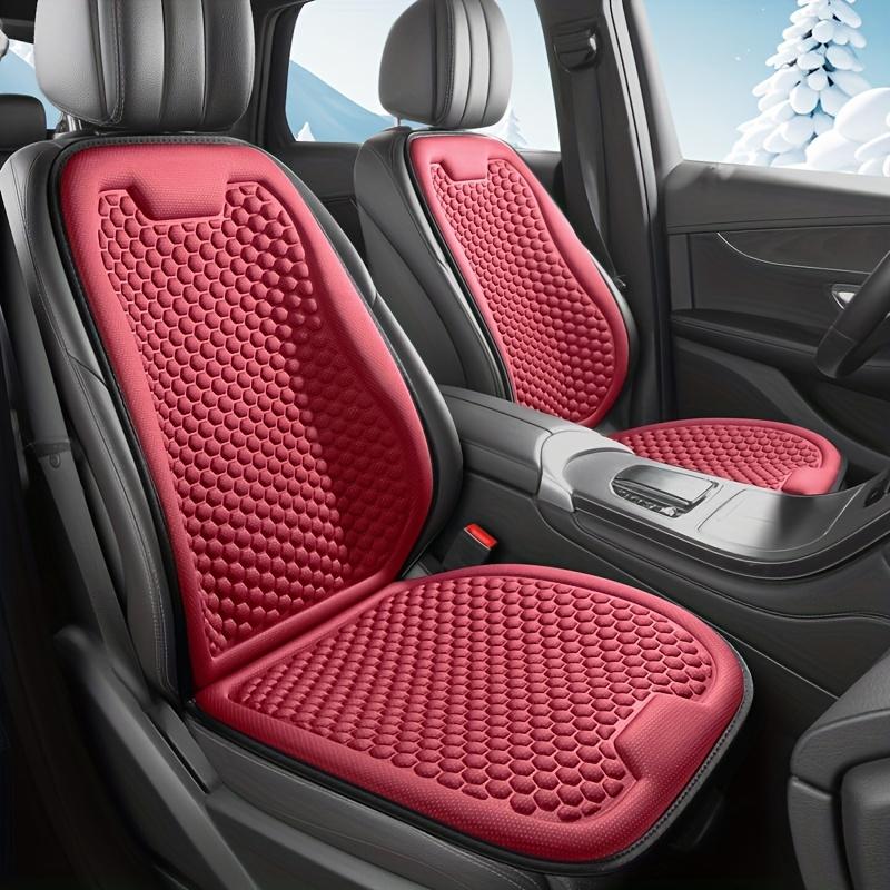1pc Car Seat Cushion - All-Season Breathable Cooling Pad with Non-Slip Base,Cooling & Heating Efficiency,Easy-to-Clean - Compatible with Most Vehicles