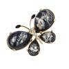 Elegant Christmas Crystal Butterfly Brooch For Women Party Dress Accessories Sparkling Lapel Pin Jewelry Gift