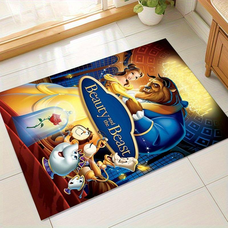 

1pc. Beauty and the Beast Inspired Home Decor Rug - Perfect for Living Room, Bedroom, or Office | Unique Gift Idea for Disney Fans 60cm by 90cm