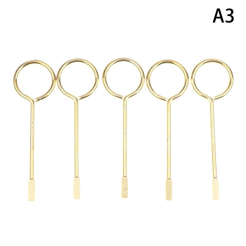 5Pcs Bedroom/Bathroom Door Emergency Keys For Interior Levers And Knobs Outdoor Use Opening Doors When Keys Are Forgotten