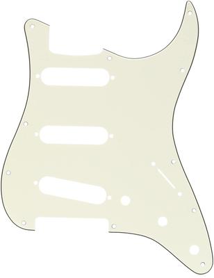 Pickguard PARCHMENT 11 DELİKLİ MODERN STİL STRATOCASTER® S/S/S PICKGUARD,