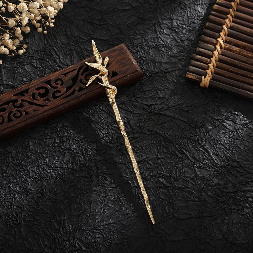 Creative Bamboo Branch Shape Hairpins Vintage Chinese Style Hair Sticks Punk Hair Clip Women Trendy Hair Pin Hair Accessories