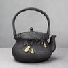 Chinese Style Gold Gourd Cast Iron Teapot
