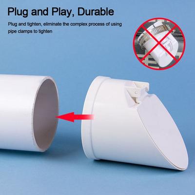50-160mm Bodenabläufe Abwasserrohr PVC-Abflussrohr Großer Durchfluss Geruchsschutz Rattenschutz Abdeckung Klärgrube Außenrohrventil