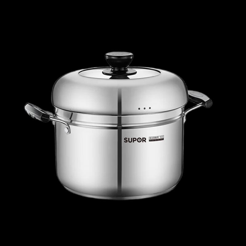 SUPOR 304 Stainless Steel Multi-Use Steamer & Soup Pot