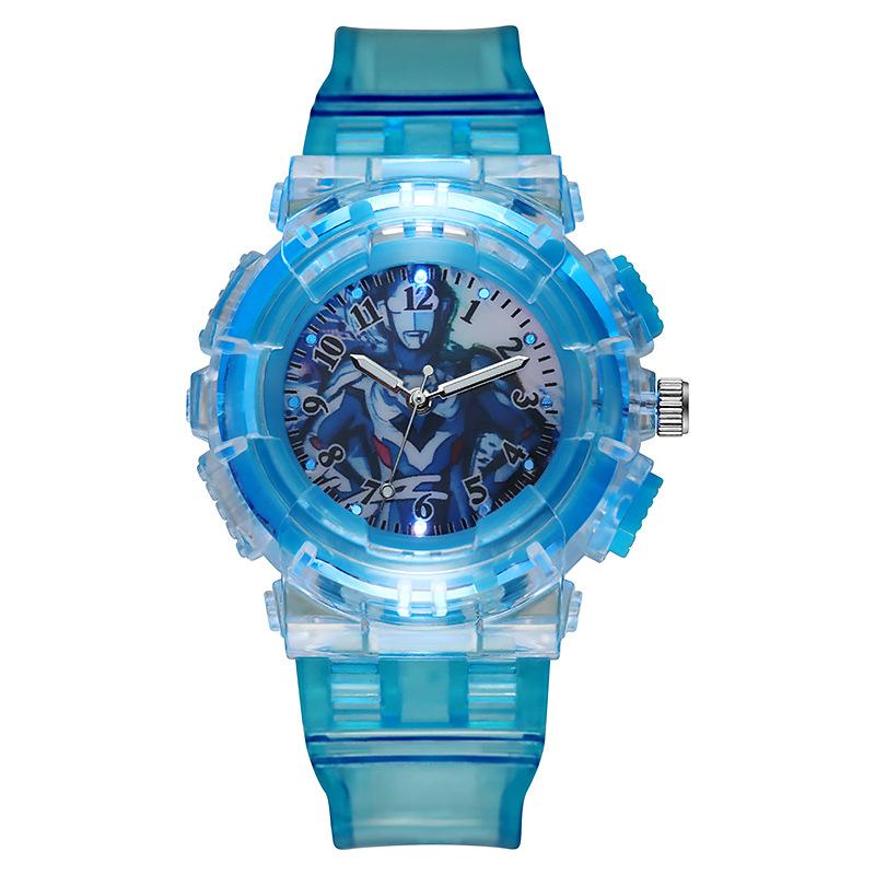 Ultraman Led Luminous Watch Children's Cartoon Elementary School Student