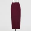 French Retro Elegant Style Suit Standing Collar Waist Invisible Hook Button Coat High Skirt Women's