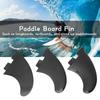3Pcs/Set Surfboard Fin PVC Fiberglass Longboard Ocean Broad Thruster Fins Surf Accessories