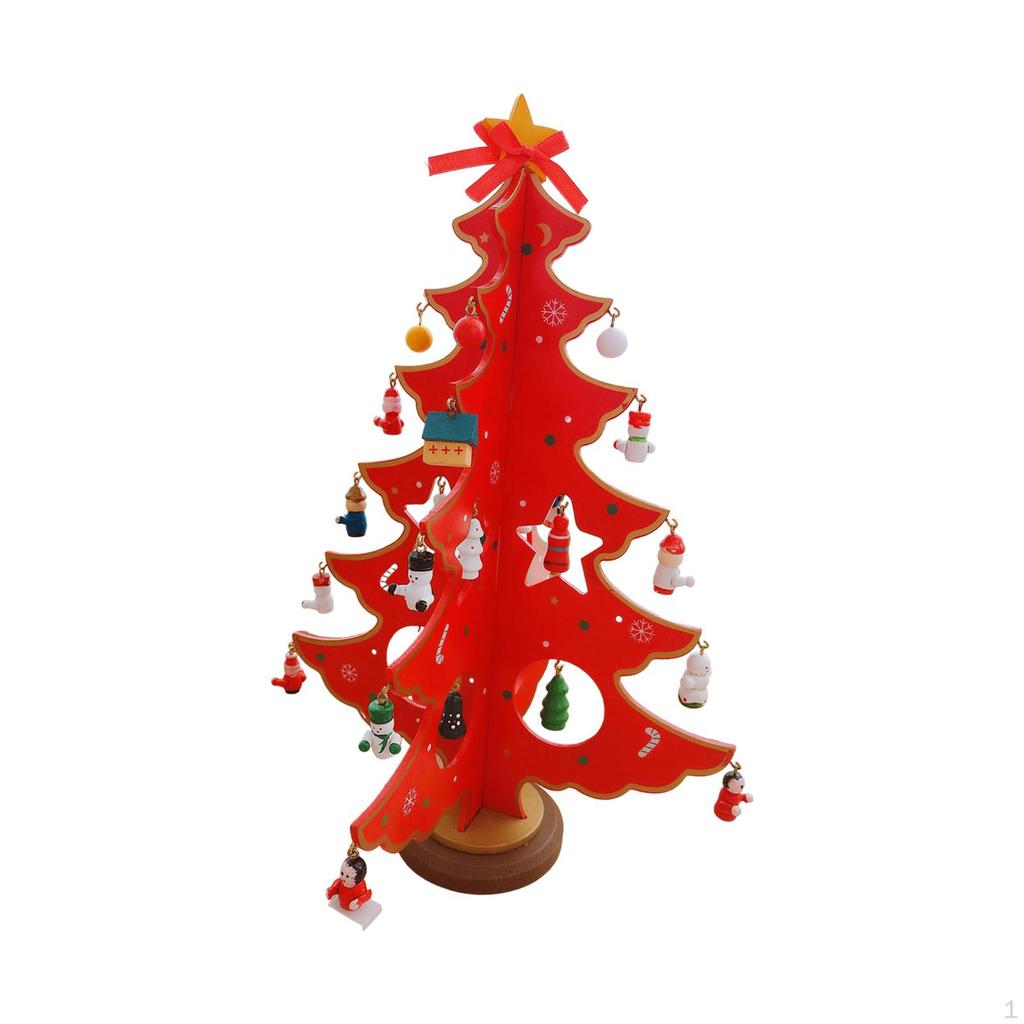 Christmas Tree Table Decor Gift for Home Ornaments DIY Year Celebration