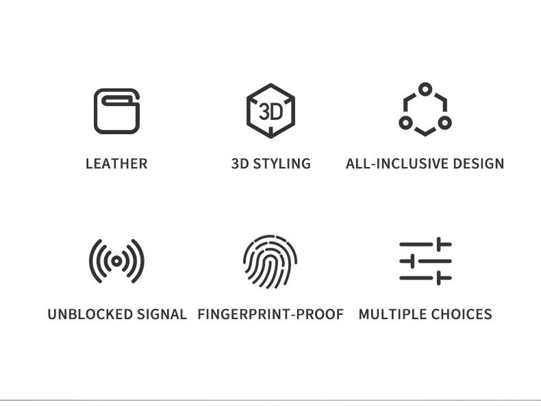 Premium Leather Key Case for Hongqi H5 PHEV - Original Interior Style