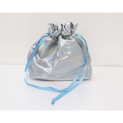 Asahi Koyo Lunch Bag, Insulated, Transparent, Clear Blue, with Inner Bag, Poolside Design, Depth 4'-0", 26x12x21cm