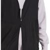 adidas Sportswear Rifta Reveal Regular Fit Sleeveless Full Zip Lightweight Lifestyle Vest Men Black HK2738