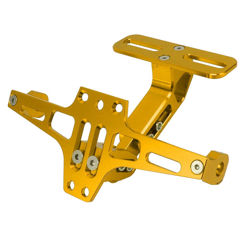 Motorcycle License Plate Bracket CNC Aluminium Alloy Motorcycle License Plate Holder