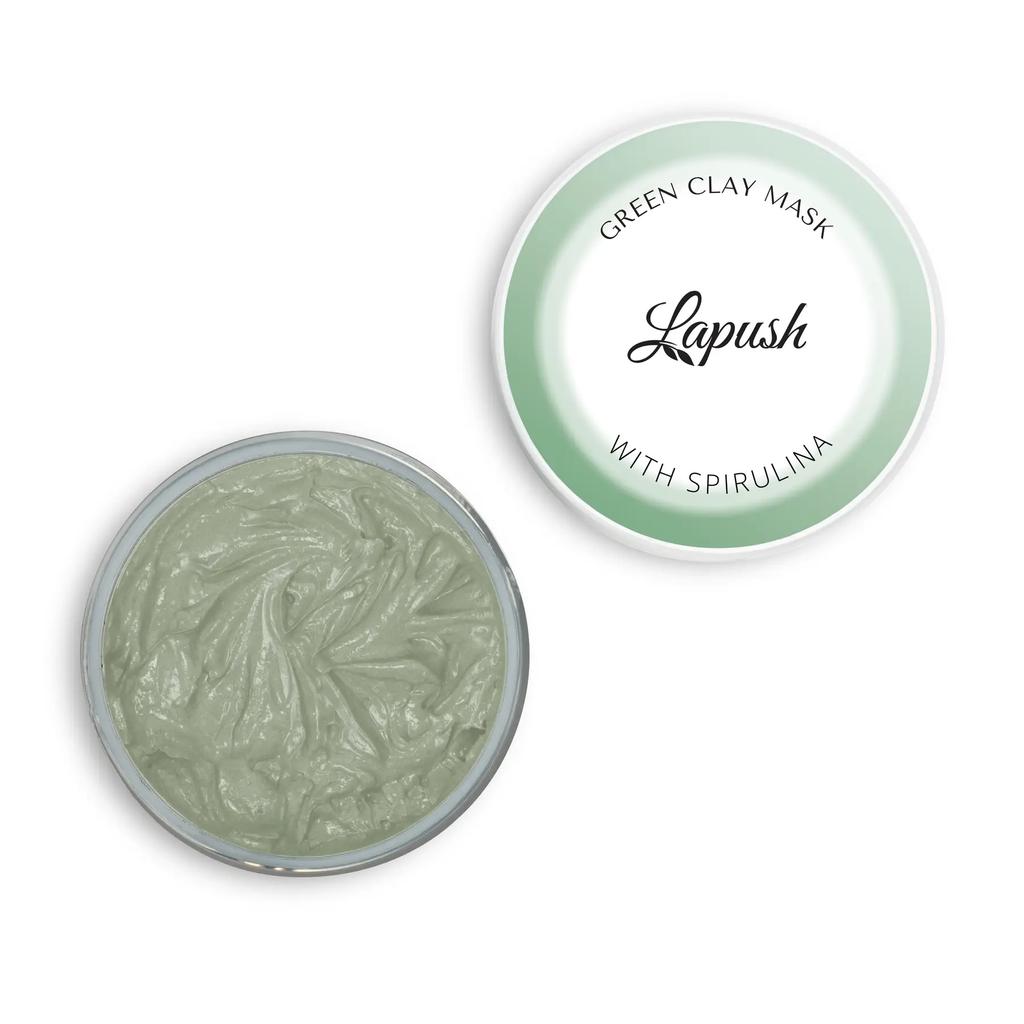 Clay Mask with Green Clay and Spirulina Lapush 50 Ml